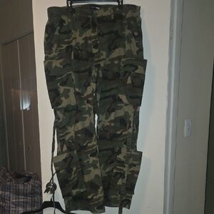 Fashion Nova Camouflage Cargo Pants